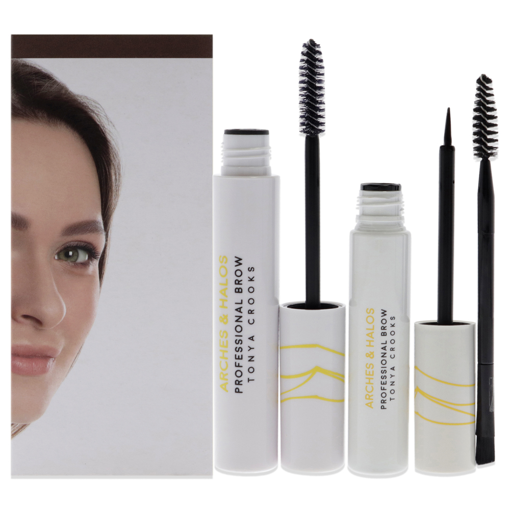 Brow Hero Tint Kit - Neutral Brown by Arches and Halos 3 Pc